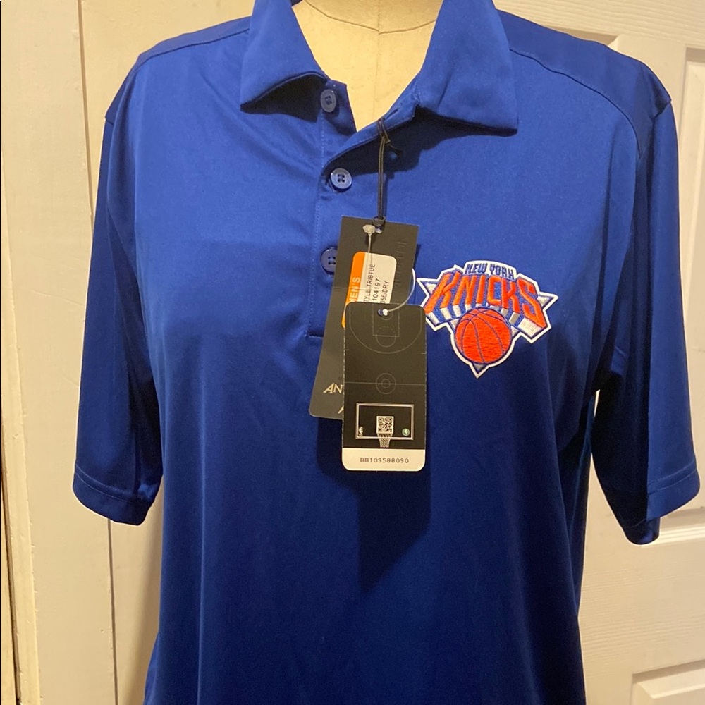 ANTIGUA NBA KNICKS Men’s blue Polo Shirt